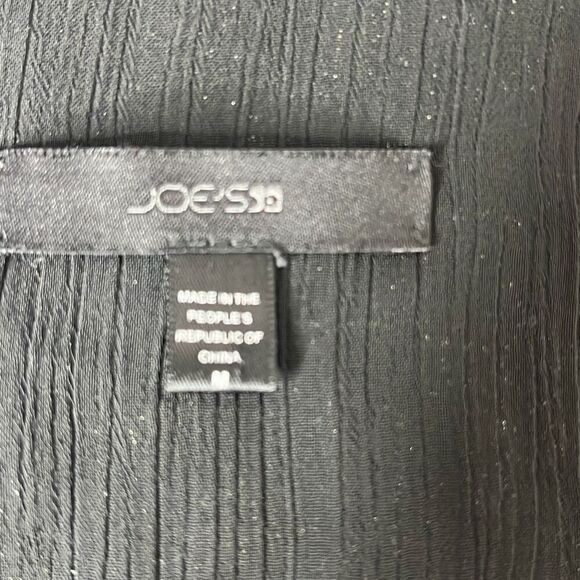 Joes Jeans Tank Top Blouse Animal Pront Black M (302) - Picture 7 of 8